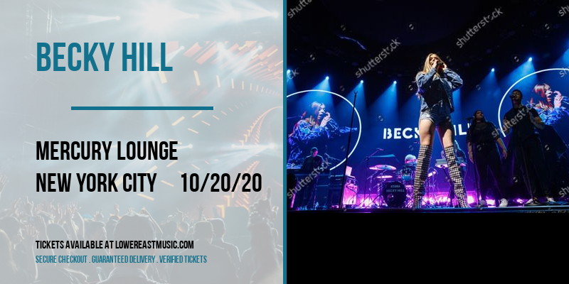 Becky Hill at Mercury Lounge