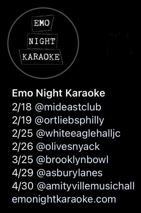 Emo Night Karaoke at Mercury Lounge