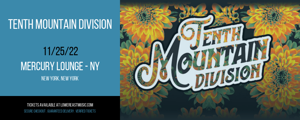 Tenth Mountain Division at Mercury Lounge