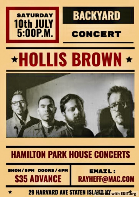 Hollis Brown & Friends at Mercury Lounge