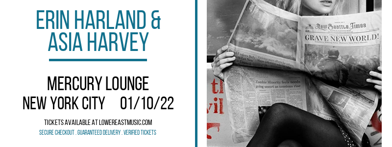 Erin Harland & Asia Harvey [CANCELLED] at Mercury Lounge